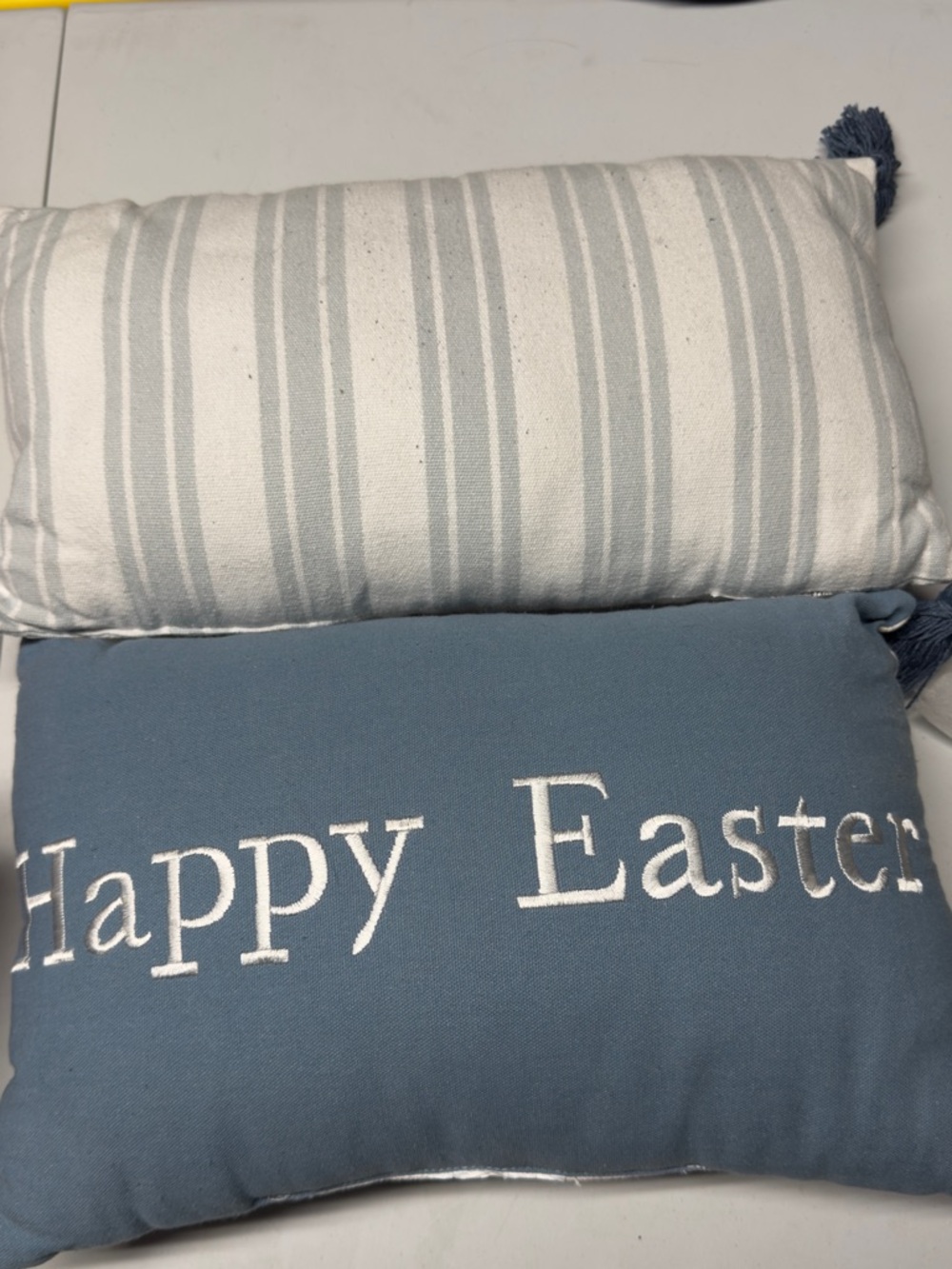 Set of 2 Cottagecore Spring/Easter Bolster Pillows